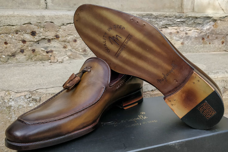 Maglieriapelle handmade Cunda Tassel Loafer Sole Details