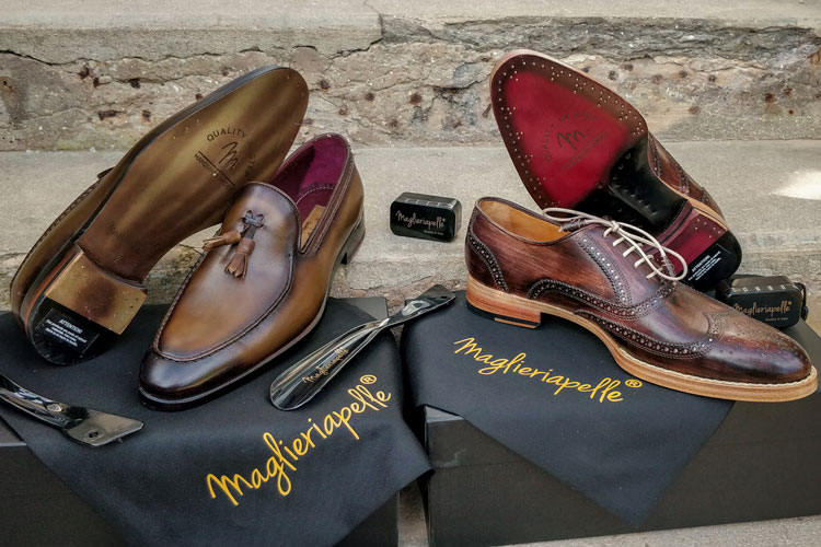 Maglieriapelle handmade Pamukkale & Cunda Painted Shoes With Dust Bags & Boxes