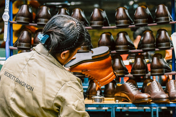 Stitching Lining To Beckett Simonon Shoes