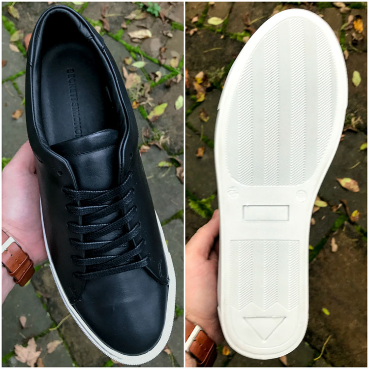 Beckett Simonon Reid Sneaker Upper & Sole Detail