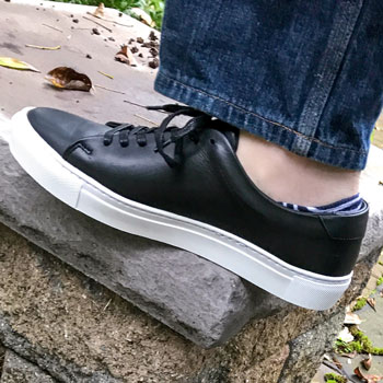 Beckett Simonon Reid Sneakers Worn Close Up