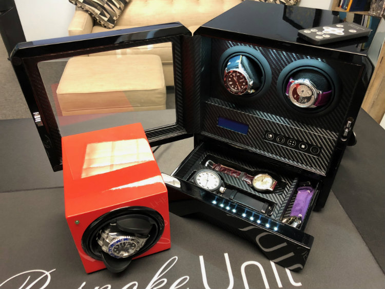 Double and Single Watch Winders From Barrington