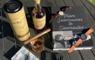 From Seamaster to Seamaster Book with cigars and whisky