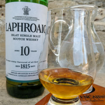 Laphroaig 10 Year Old Single Malt Close Up