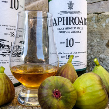 Laphroaig 10 Year Old Single Malt & Figs