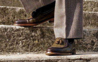 Maglieriapelle Cunda Loafers Posing On Steps