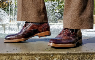 Maglieriapelle Pamukkale Brogue Shoes On Wall