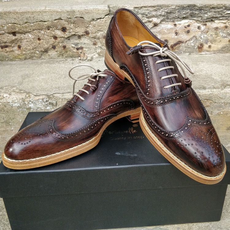Maglieriapelle handmade Pamukkale Brogue Shoes