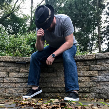Man In Fedora Wearing Beckett Simonon Reid Sneakers