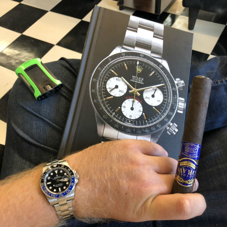 Paul Anthony with A Man And His Watch Book