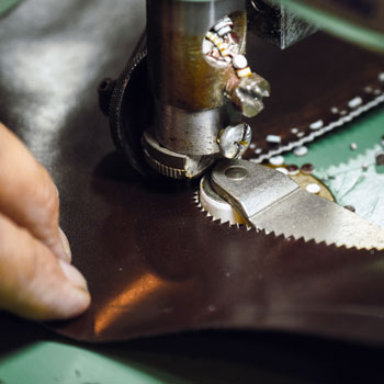 Cutting Upper Leather For Beckett Simonon Shoes