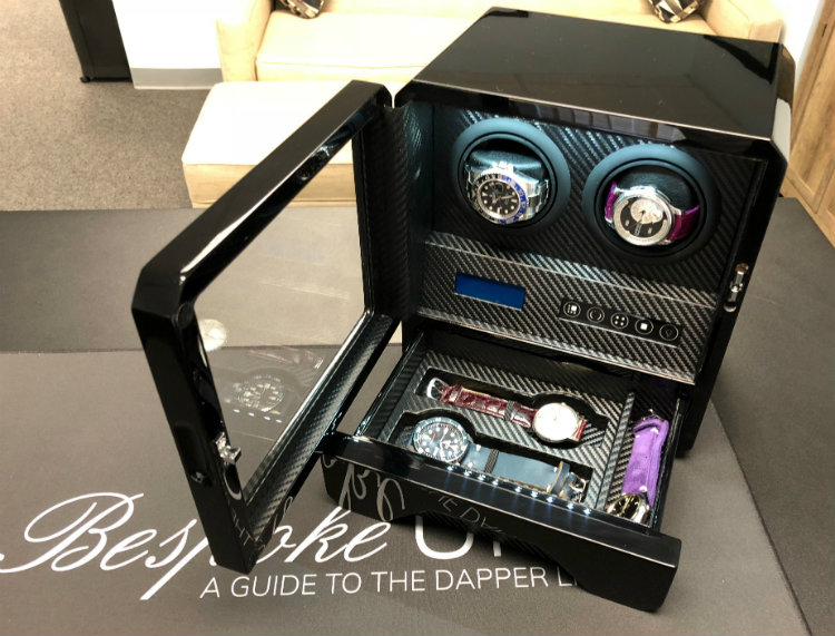 Two Watches In Barrington Watch Winder