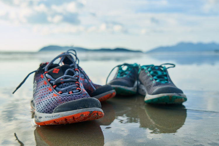 Water Shoe Sneakers On Beach
