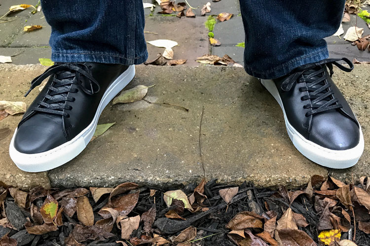 Wearing Beckett Simonon Reid Sneaker in Black