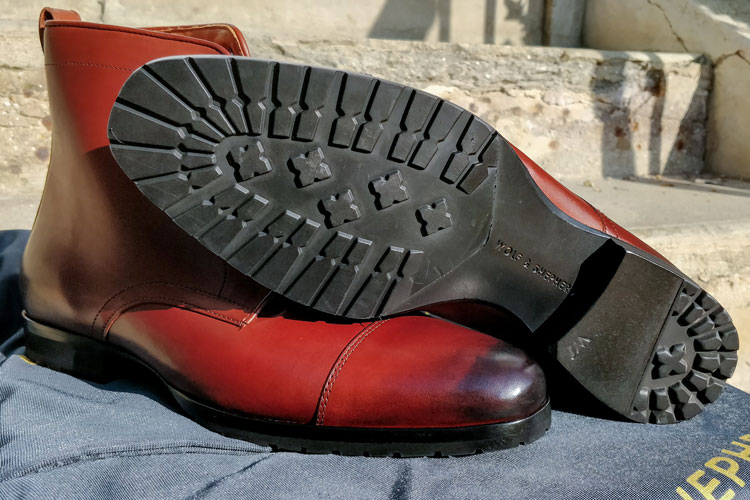 Wolf & Shepherd Breakaway Boots Sole Detail