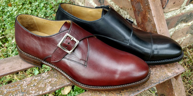 Beckett Simonon Hoyt Double & Leonard Single Monk Strap Shoes Side View