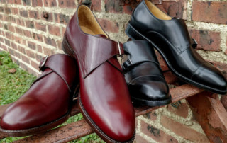 Beckett Simonon Hoyt Double & Leonard Single Monk Strap Shoes Together