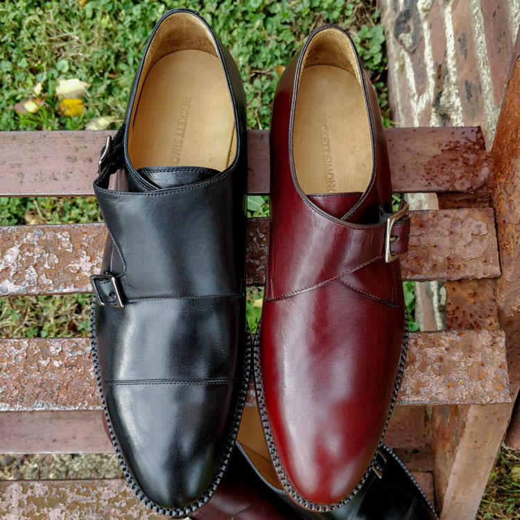 Beckett Simonon Hoyt Double & Leonard Single Monk Strap Shoes Top View