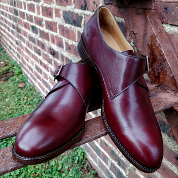 Beckett Simonon Leonard Single Monk Strap Shoes Metal Steps