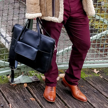 Beckett Simonon Archer Briefcase & Valencia Wholecut Shoes