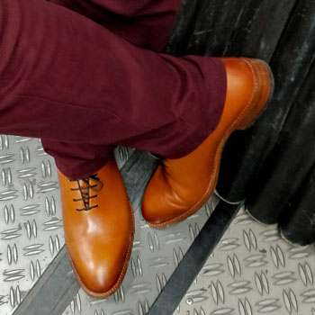 Beckett Simonon Valencia Wholecut Shoes In Paris Metro