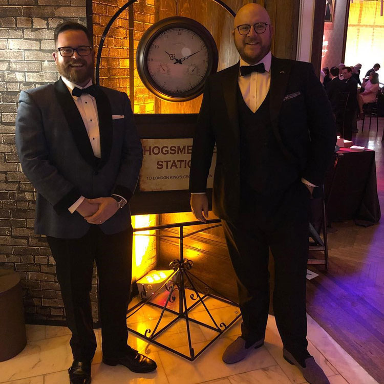 Gentlemen Wearing Indochino Tuxedos