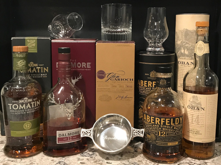 Examples of Highland Whisky