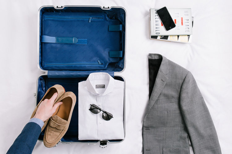 Indochino Garments & Suitcase