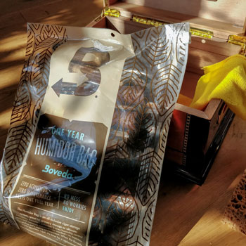 Large Boveda Humidor Bag For Seasoning