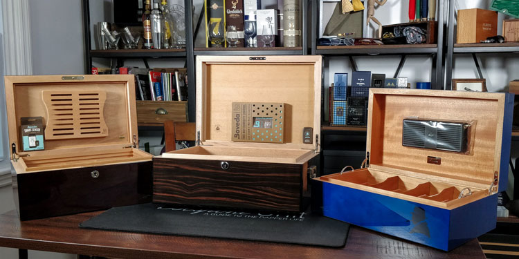 Opened Luxury Humidors