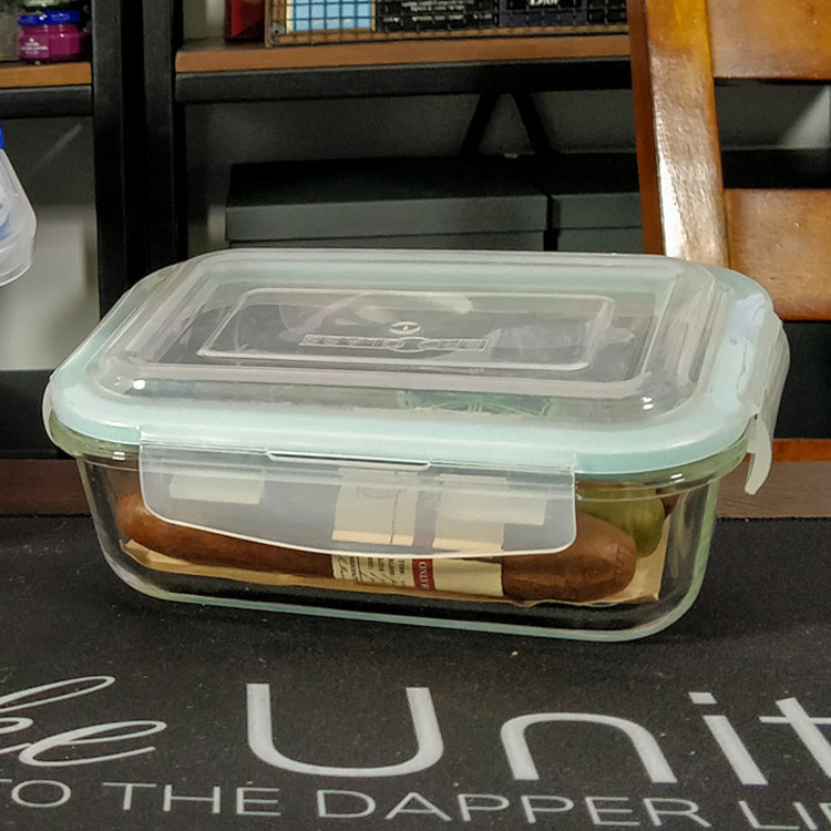 Pro Glass Food Storage Container Cigar Tupperdor
