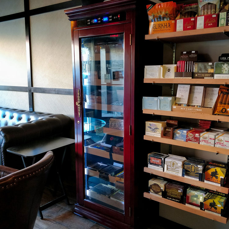 Quality Importers Remington Cigar Cabinet