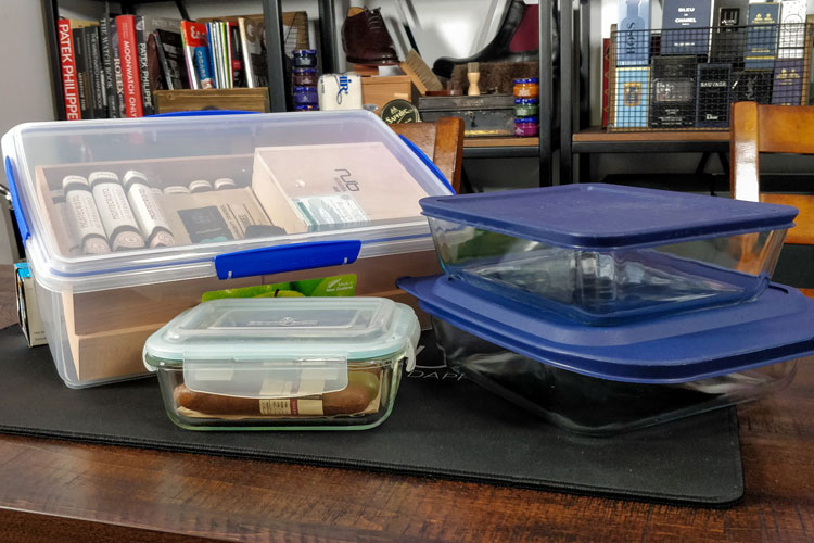 Selection Of Cigar Tupperware Options