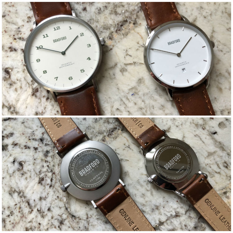 Taylor and Claypool watches side by side