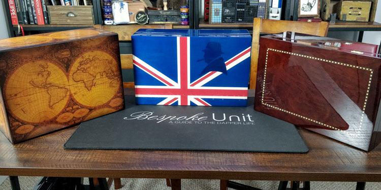 Three Different Wooden Humidors