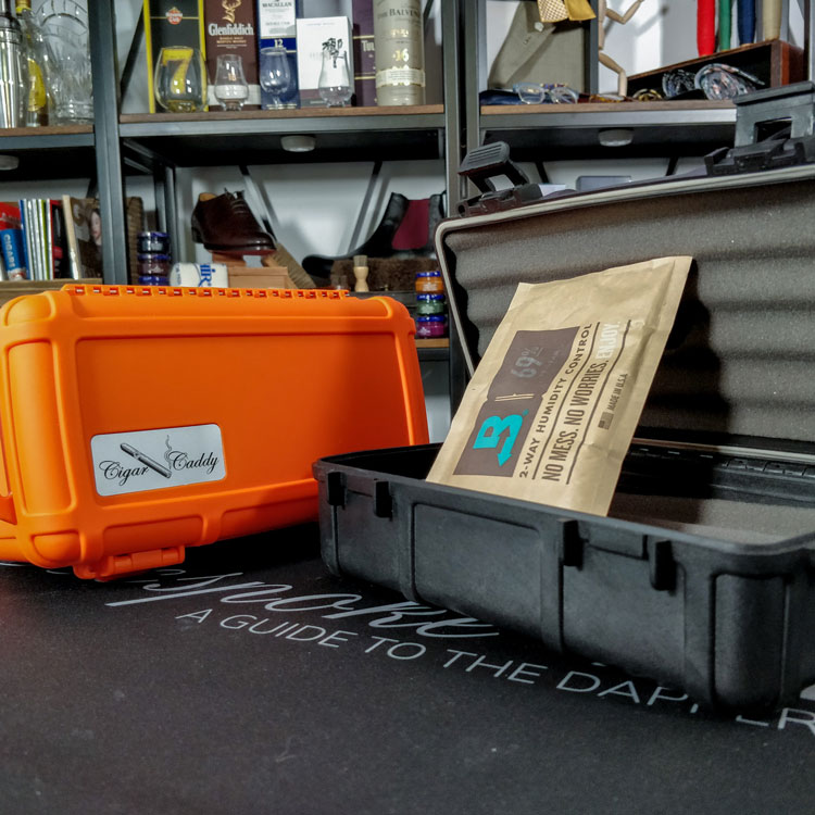 Two Different Cigar Caddy Models