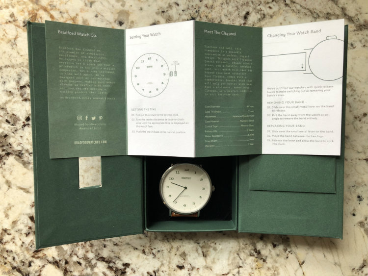 Watch manual for Bradford Taylor