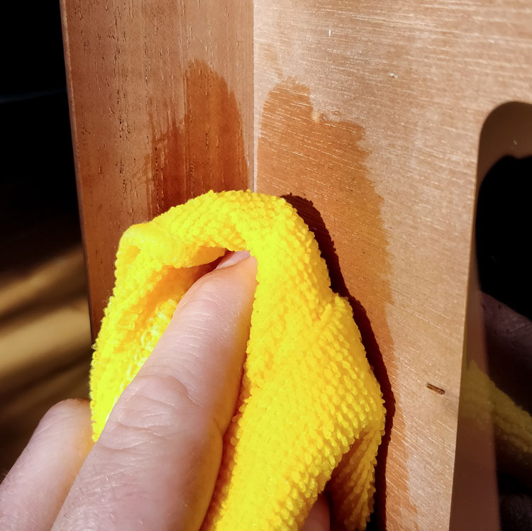 Wiping Down Wooden Humidor For Seasoning
