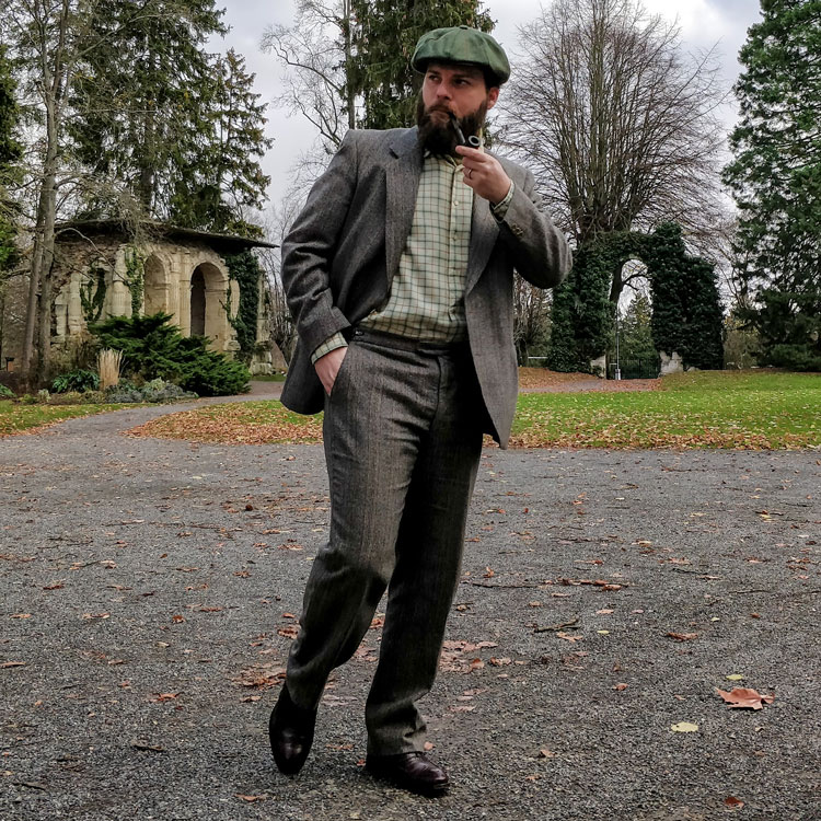 Beckett Simonon Yates Full Brogue Suit & Pipe