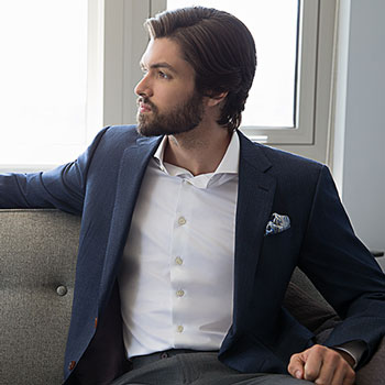 Black Lapel Custom Shirt