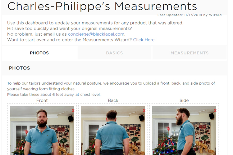 Black Lapel Posture Photos