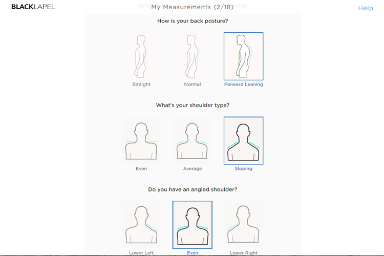 Black Lapel Posture Templates