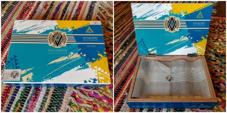 Avo Syncro Ritmo 30th Anniversary Cigar Box Details