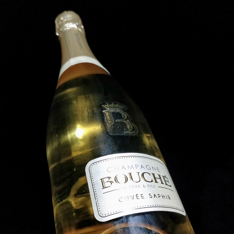 Champagne Bouché Cuvée Saphir Night Sky Background