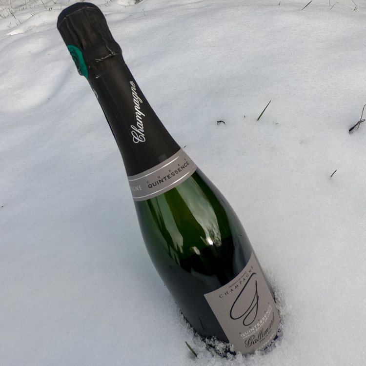 Champagne Gallimard Quintessence Blanc de Blancs Brut Nature In Snow