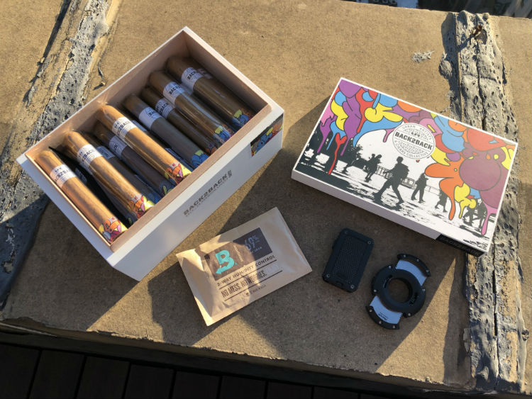 Cigar Accessories with Back2Back Connecticut Cigars From Honduras