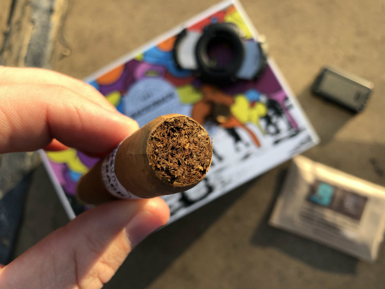 Cut Head of Connecticut Back2Back Cigar