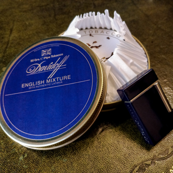Davidoff English Mixture Pipe Tobacco & Dupont Lighter