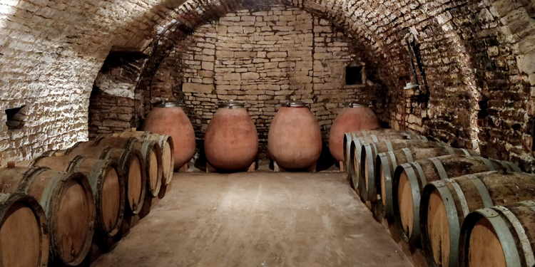 Gallimard Champagne 17th Century Cellar & Oak Casks