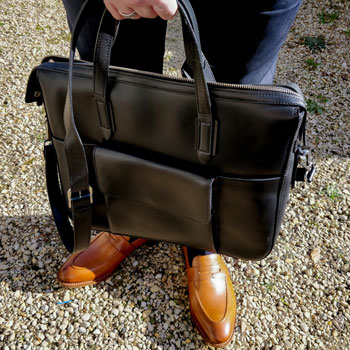 Beckett Simonon Archer Briefcase & Cohen Loafers